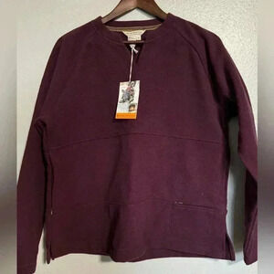 Royal Robbin’s outdoor wear warm  maroon woman’s sweater XL NWT
